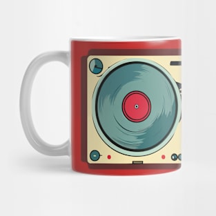 Turntable - Vintage Audio LP Vinyl Record Player design 3 Mug